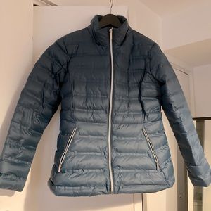 Puffy coat, non-down